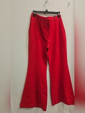 Worthington Bright Red High-Waist Trouser